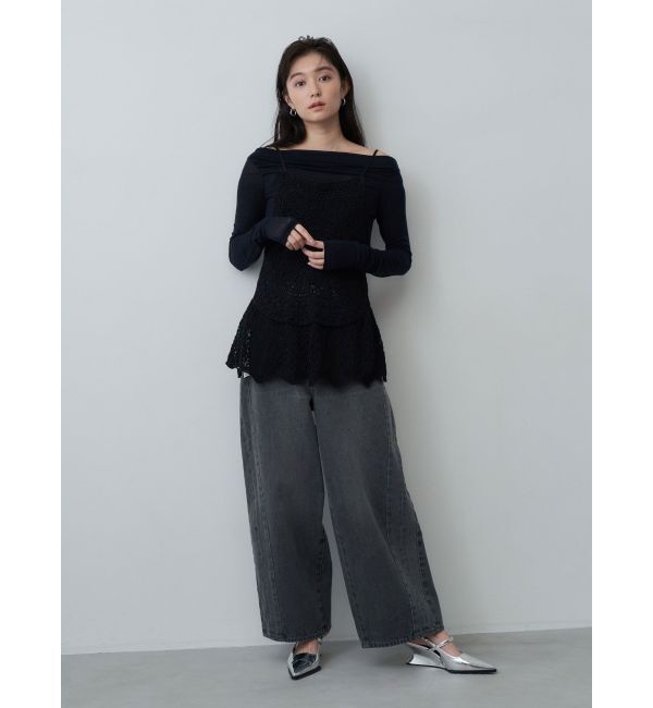 MERCURYDUO「【OUNNOUN】バレルレッグデニム」|その他|