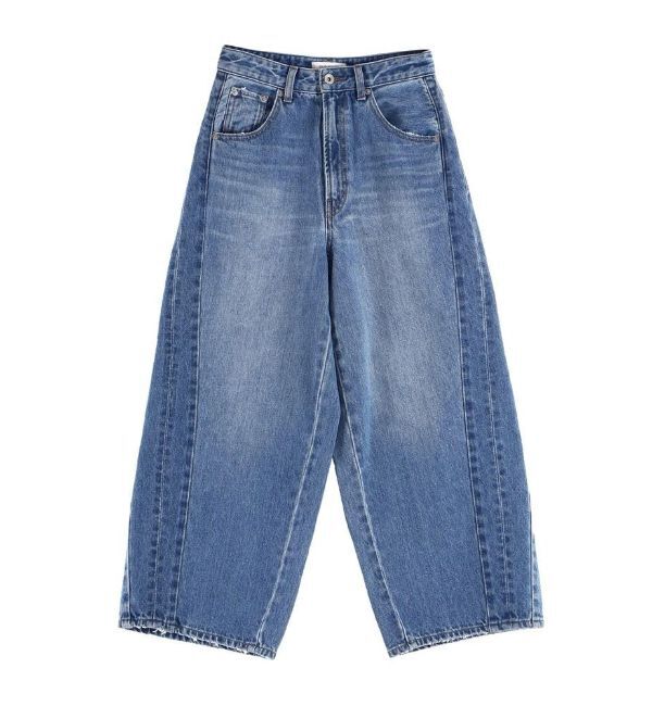 MERCURYDUO「【OUNNOUN】バレルレッグデニム」|その他|ブルー