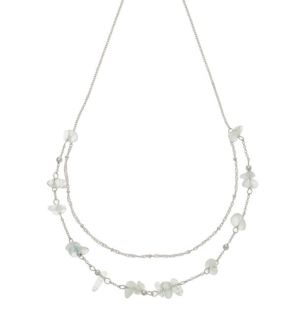 MERCURYDUO「天然石2連ネックレス」|ネックレス|