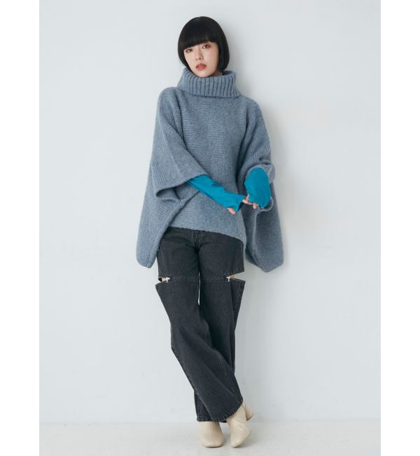MURUA「ハイネックオーバーシルエットニット【WEB限定】」|ニット・セーター|