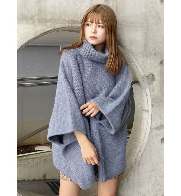 MURUA「ハイネックオーバーシルエットニット【WEB限定】」|ニット・セーター|