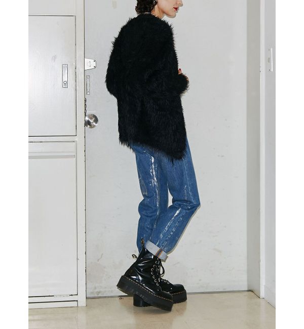 jouetie「フェザーヤーンVネックカーデ」|カーディガン|