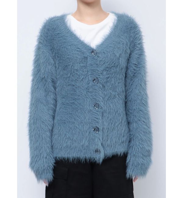 jouetie「フェザーヤーンVネックカーデ」|カーディガン|
