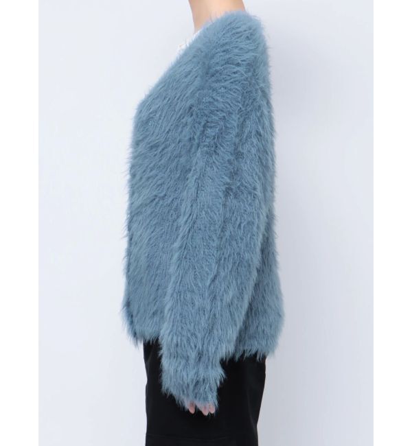 jouetie「フェザーヤーンVネックカーデ」|カーディガン|