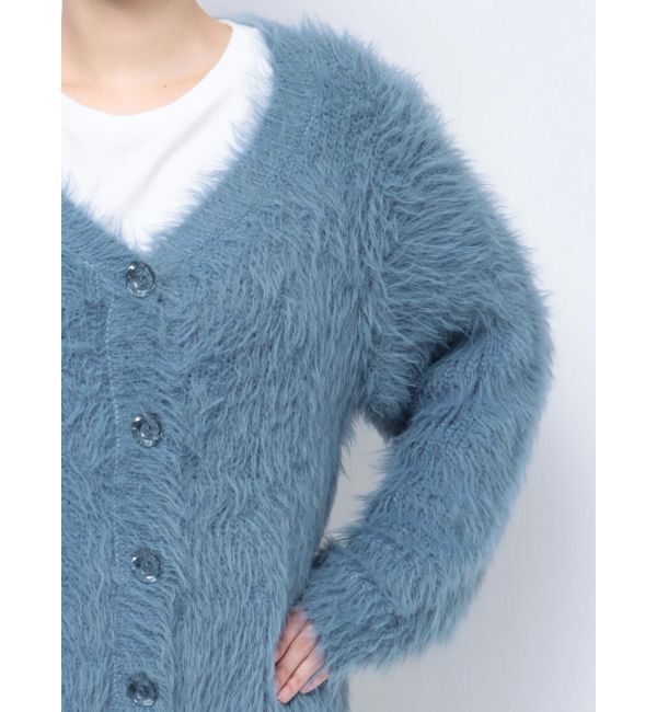 jouetie「フェザーヤーンVネックカーデ」|カーディガン|