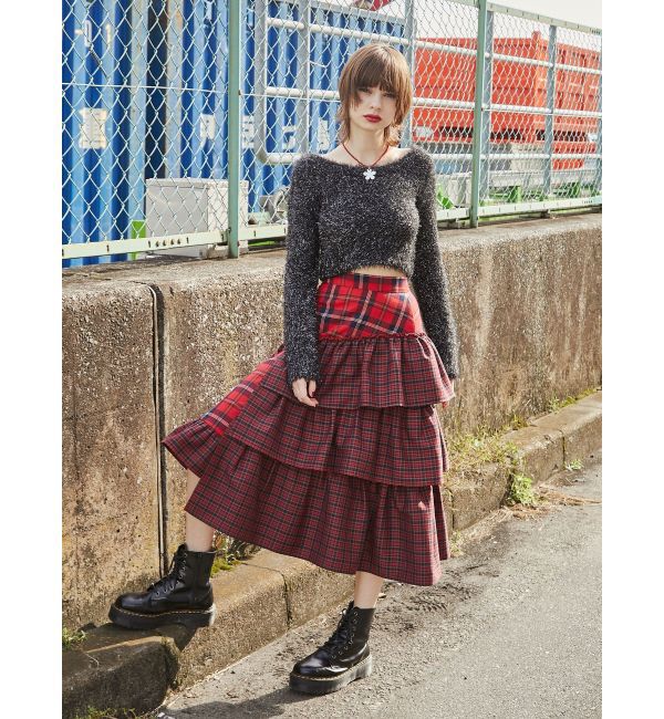 jouetie「ラメショートニット」|ニット・セーター|