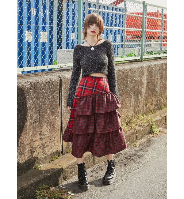 jouetie「ラメショートニット」|ニット・セーター|