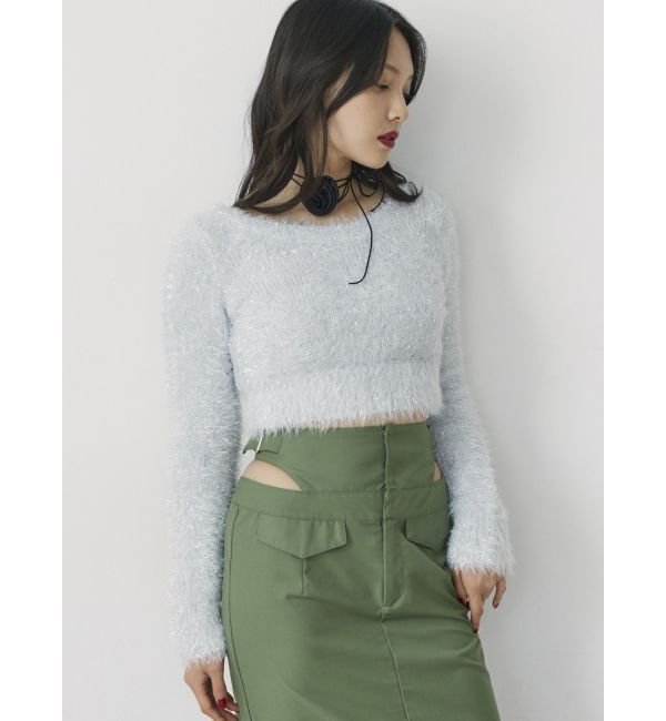 jouetie「ラメショートニット」|ニット・セーター|