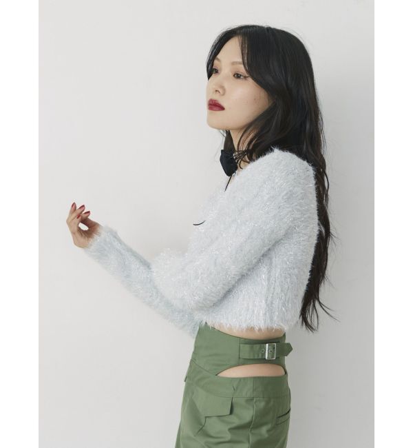 jouetie「ラメショートニット」|ニット・セーター|