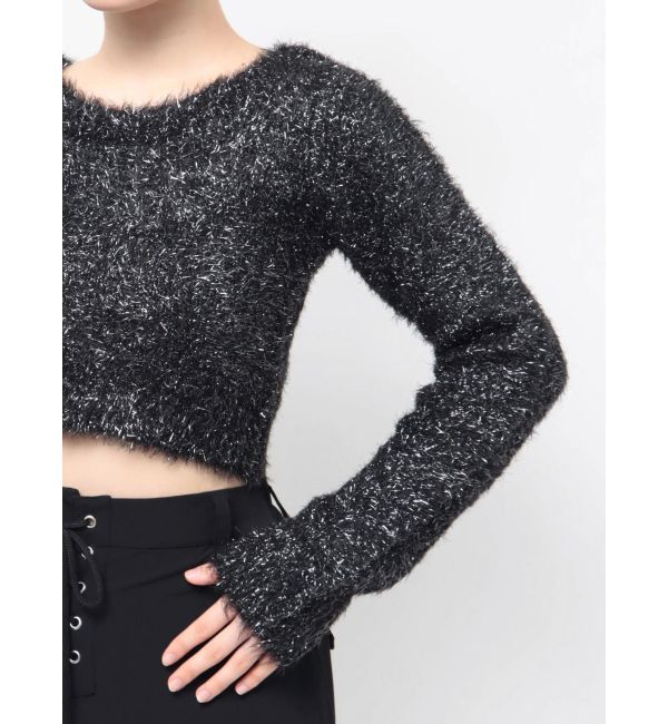 jouetie「ラメショートニット」|ニット・セーター|