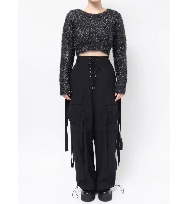 jouetie「ラメショートニット」|ニット・セーター|