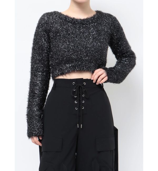 jouetie「ラメショートニット」|ニット・セーター|
