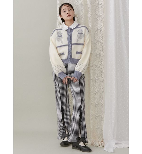 merry jenny「poodleニットカーディガン」|カーディガン|