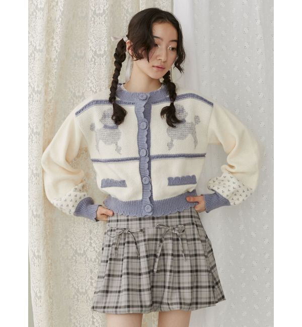 merry jenny「poodleニットカーディガン」|カーディガン|