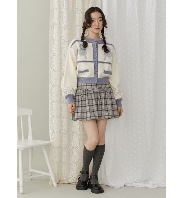 merry jenny「poodleニットカーディガン」|カーディガン|