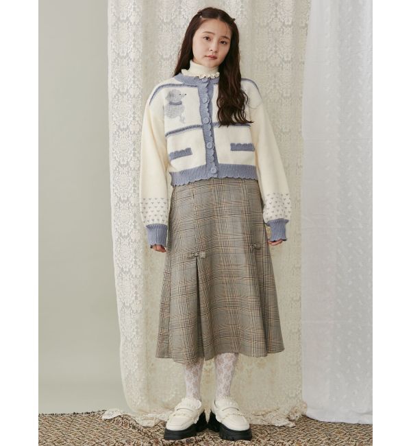 merry jenny「poodleニットカーディガン」|カーディガン|