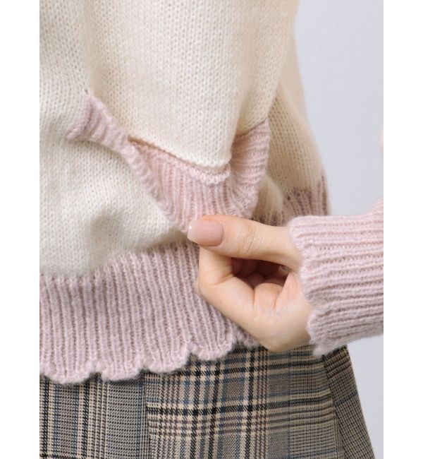 merry jenny「poodleニットカーディガン」|カーディガン|