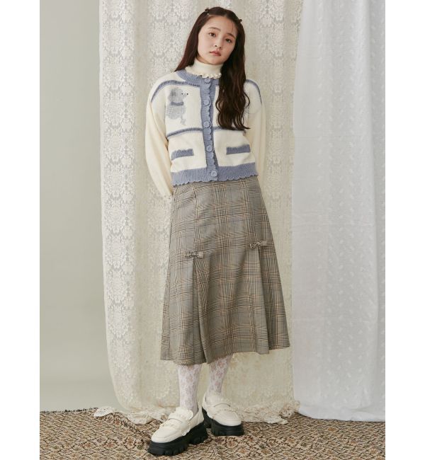 merry jenny「poodleニットカーディガン」|カーディガン|