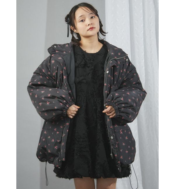 merry jenny「バルーンリボンミニワンピース」|ワンピース|