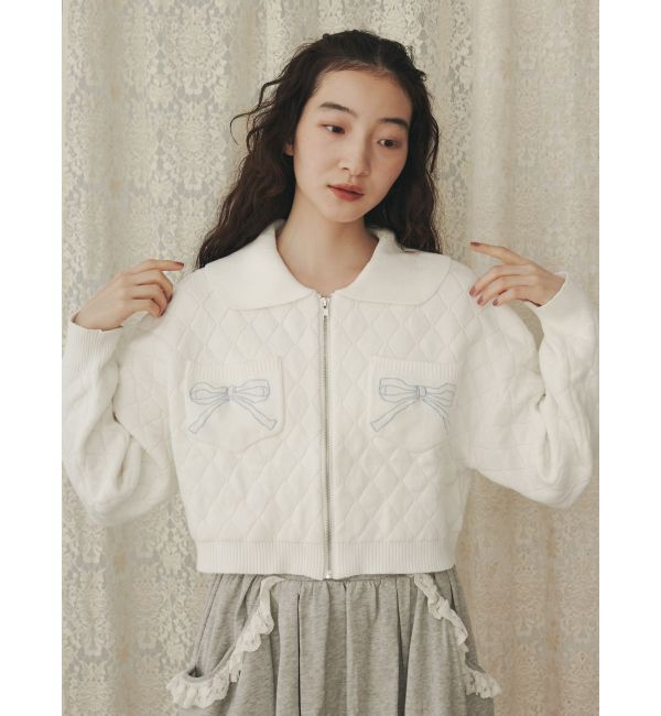 merry jenny「ストーンウォッシュニットカーディガン」|カーディガン|