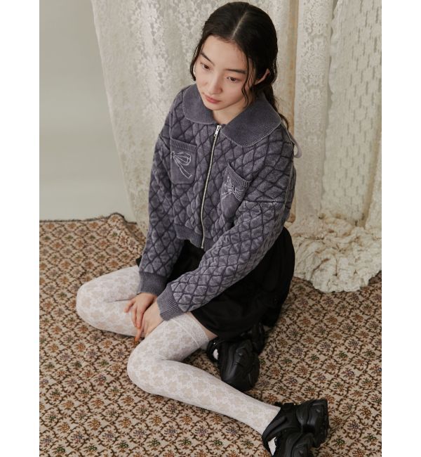 merry jenny「ストーンウォッシュニットカーディガン」|カーディガン|