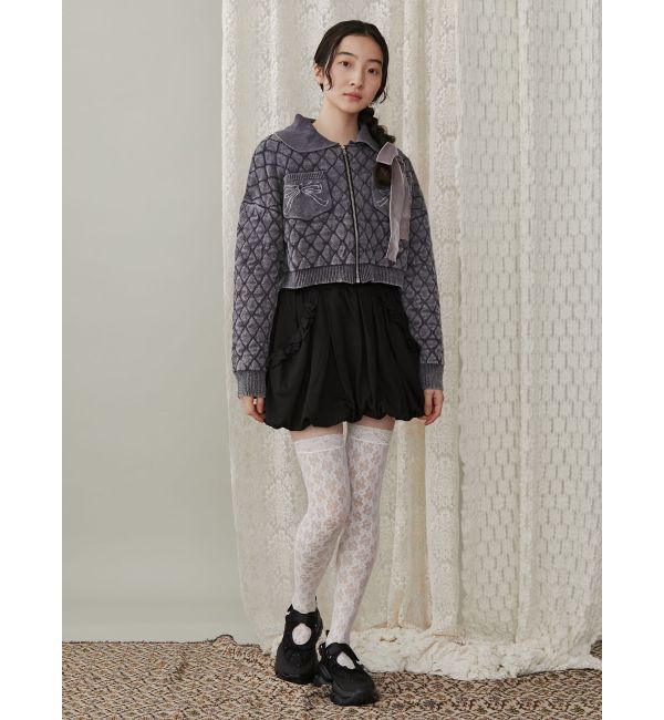 merry jenny「ストーンウォッシュニットカーディガン」|カーディガン|