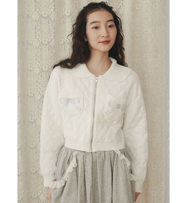 merry jenny「ストーンウォッシュニットカーディガン」|カーディガン|