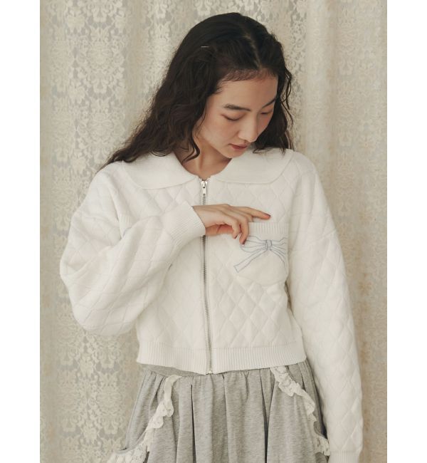 merry jenny「ストーンウォッシュニットカーディガン」|カーディガン|