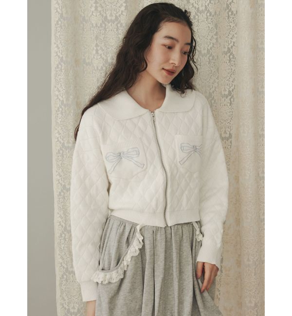 merry jenny「ストーンウォッシュニットカーディガン」|カーディガン|