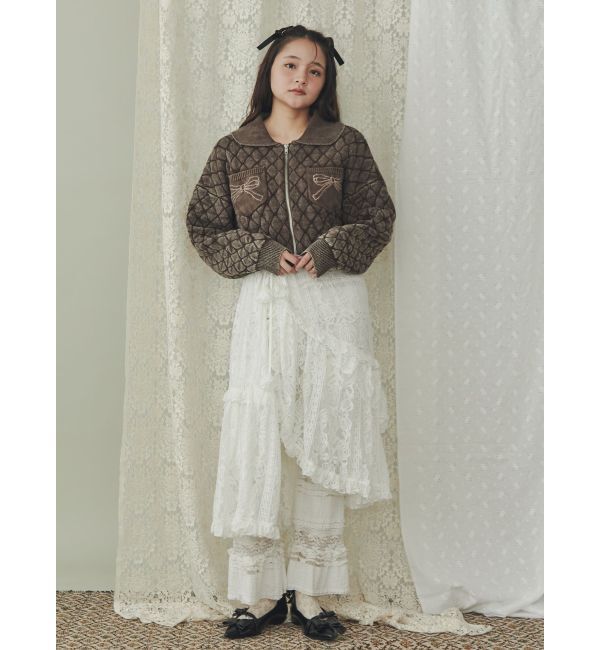 merry jenny「ストーンウォッシュニットカーディガン」|カーディガン|