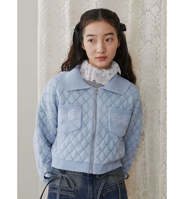 merry jenny「ストーンウォッシュニットカーディガン」|カーディガン|