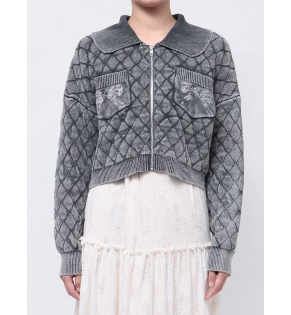 merry jenny「ストーンウォッシュニットカーディガン」|カーディガン|