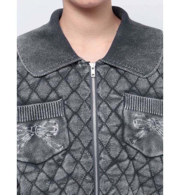 merry jenny「ストーンウォッシュニットカーディガン」|カーディガン|