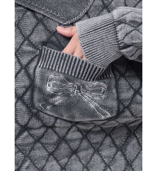 merry jenny「ストーンウォッシュニットカーディガン」|カーディガン|