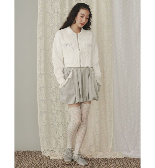 merry jenny「ストーンウォッシュニットカーディガン」|カーディガン|