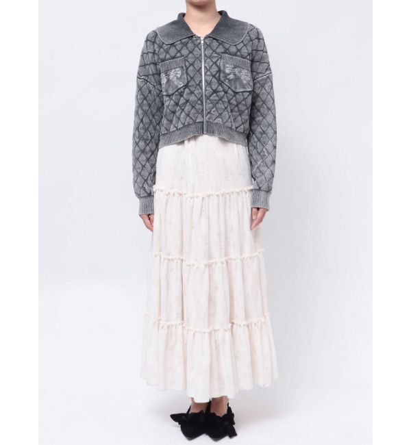 merry jenny「ストーンウォッシュニットカーディガン」|カーディガン|