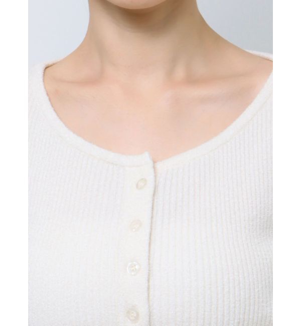 GYDA「ラメモールニットカーディガン」|カーディガン|