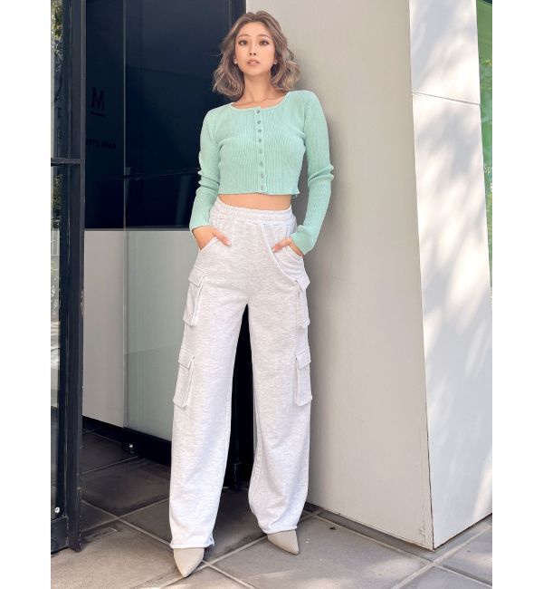 GYDA「ラメモールニットカーディガン」|カーディガン|