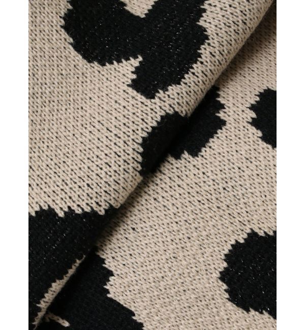 GYDA「ラメGレオパードニットカーディガン」|カーディガン|