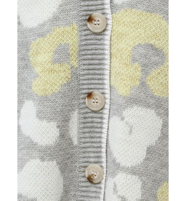 GYDA「ラメGレオパードニットカーディガン」|カーディガン|