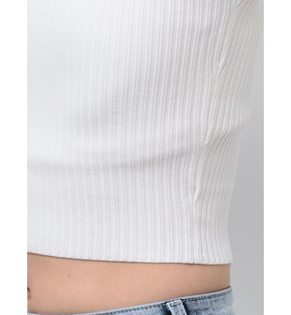 GYDA「GD bijou MOLDハーフスリーブニットトップス」|ニット・セーター|