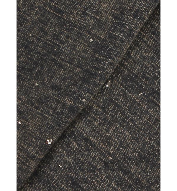 GYDA「ハイウエストbijouフレアデニムパンツ」|デニム|