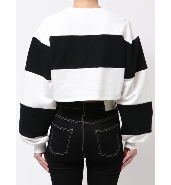 GYDA「GD fake leather patch shortトップス」|Tシャツ・カットソー|