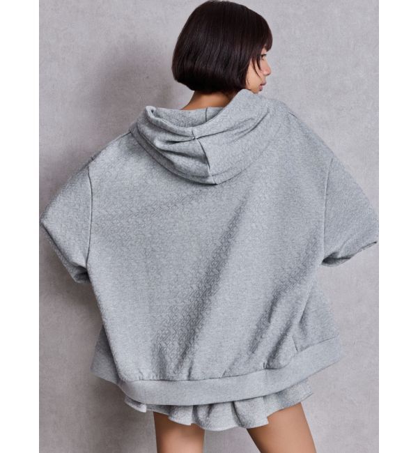 GYDA「GG chain glitter print BIGパーカー」|パーカー|