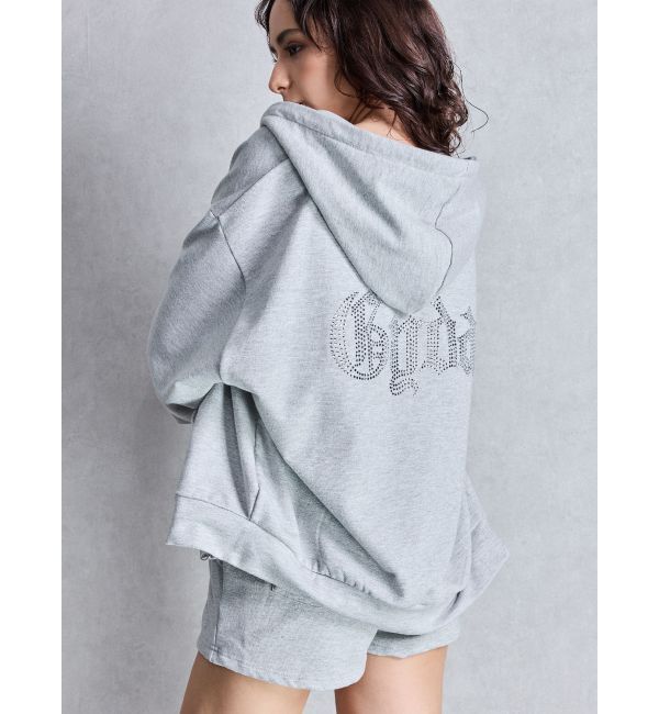 GYDA「NEW BACK GYDAラインストーンラメパーカー」|パーカー|