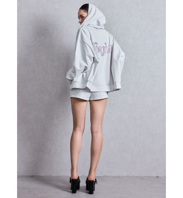 GYDA「NEW BACK GYDAラインストーンラメパーカー」|パーカー|