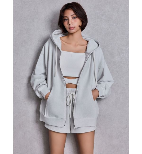 GYDA「NEW BACK GYDAラインストーンラメパーカー」|パーカー|