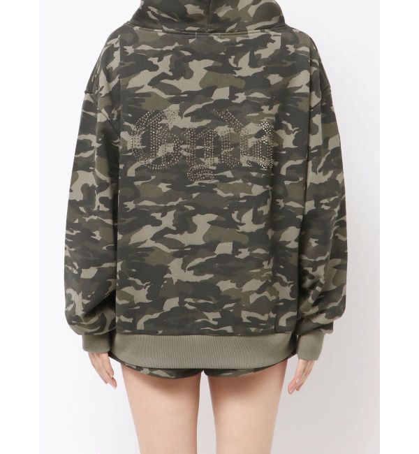 GYDA「NEW BACK GYDAラインストーンラメパーカー」|パーカー|