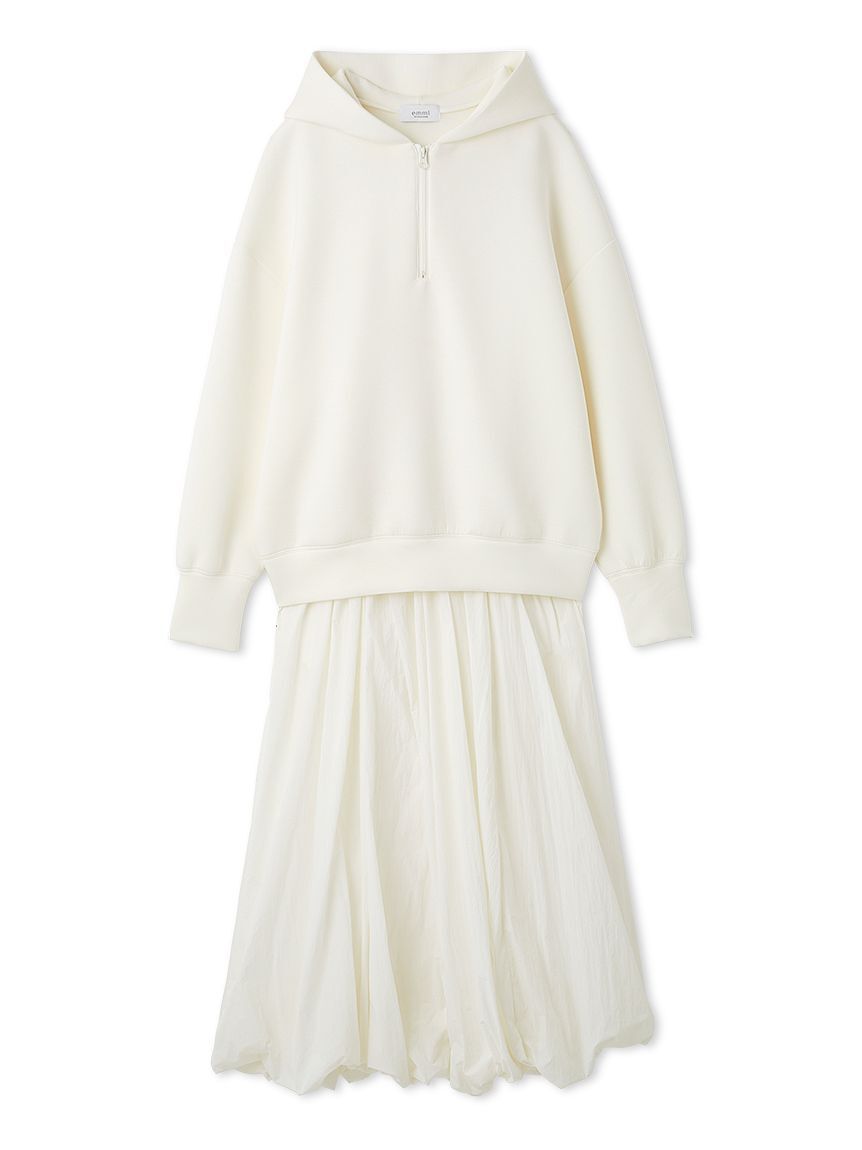 emmi atelier「【NEW YEAR'S SPECIAL ITEM】ダンボールフーディ&times;スカートセット」|ワンピース|