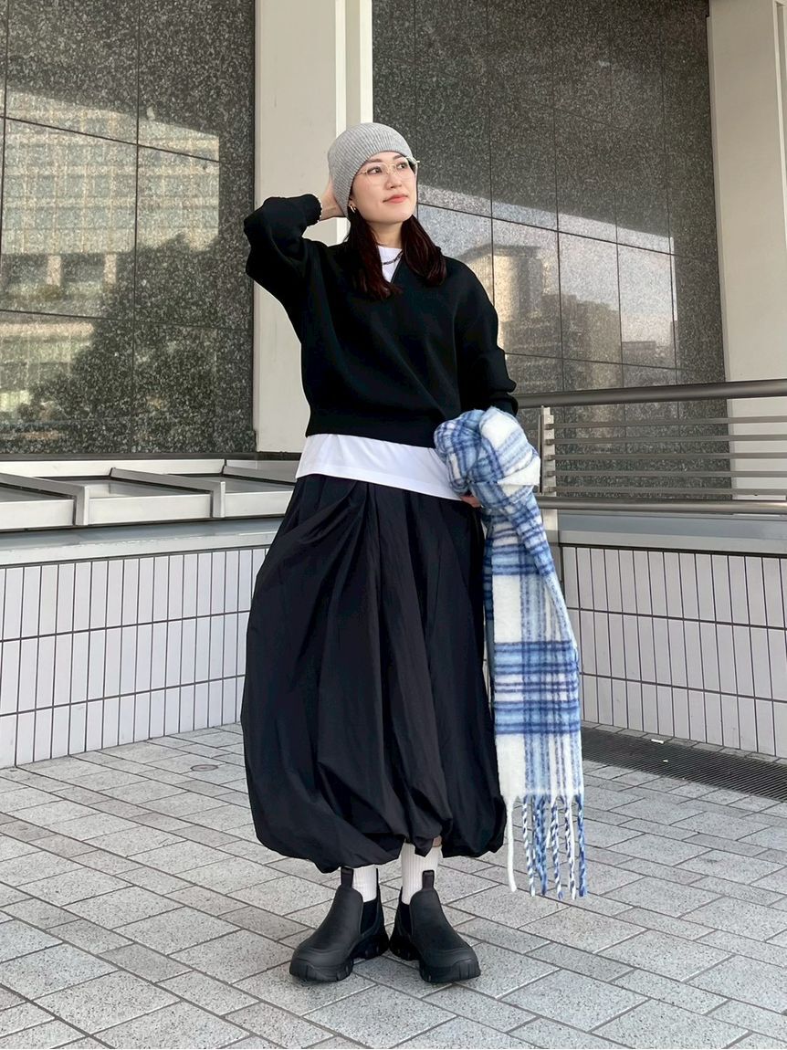 emmi atelier「【NEW YEAR'S SPECIAL ITEM】ダンボールフーディ&times;スカートセット」|ワンピース|